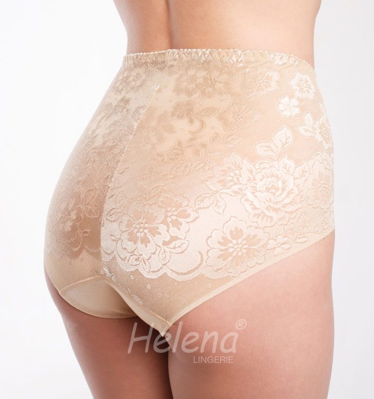 Трусы утягивающие женские 7063 телесного цвета вид сзади